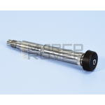 Wheel pin for suspension arm with 4 POLINI bearings for Piaggio Zip SP fork