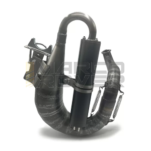 Marmitta Racing Artigianale FURY S1 VMC  per Vespa 50 Special L N R 125 primavera et3  PK