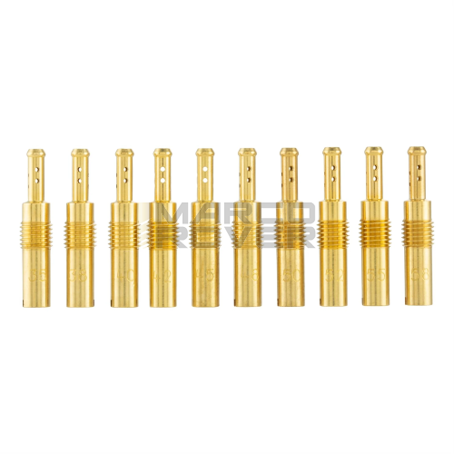 Set getti KMT Ø 5 mm 35-58 per carburatori Keihin PWK/PWM – Kit 10 pezzi