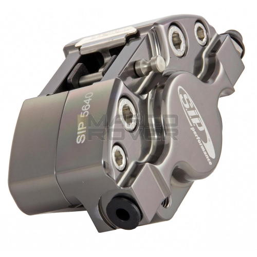 Pinza Freno Anteriore SIP Performance , Titanio Anodizzato ,  2 pistoni Ø 31,5 mm , In Alluminio CNC anodizzato , Per Impianto frenante GRIMECA Classic NT , PX '98 , MY 