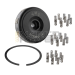 Frizione VMC , 10 Molle , Realizzata in ERGAL , per Pignoni Tipo Vespa COSA , per Piaggio Vespa PX 125 , 150 , 200 , PE ,   Cosa