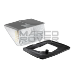 Fanale Faro Posteriore SIEM trasparente , con tetto GRIGIO per Vespa 50 Special , R , Elestart 