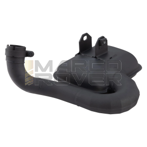 Marmitta Racing PINASCO Touring , Acciaio Verniciato Nero per Piaggio Vespa Px , PE 200 , MY , ' 98 , Lusso , Rally 200 