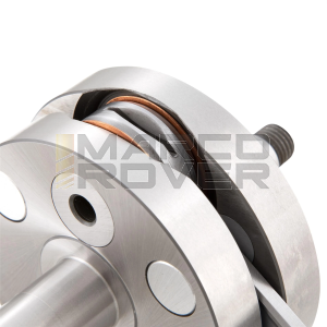 Albero motore CRIMAZ  RACING C51,2 volani tondi, cono 20, biella 97 dal pieno, corsa 51, spalle 87,5 + 83,5, per Vespa 50 Special L N R 90 125 primavera et3  PK 