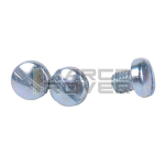 Kit viti M5x6mm testa piatta a taglio per fissaggio fanale Vespa GTR, TS, Sprint V, Rally - 3 pezzi
