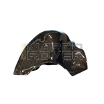 Cuffia cilindro CARBON ITALY in carbonio verniciata LUCIDA per vespa Largeframe T5