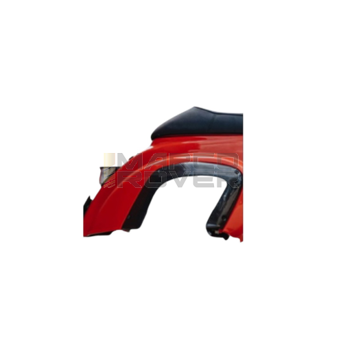 Sportello laterale bandina aperta in carbonio CARBON ITALY per Vespa 50 , 90 , 125 , ET3 , Primavera
