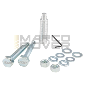 Ammortizzatore posteriore  ARGENTO OPACO  molla NERA SIP PERFORMANCE 2.0  - Vespa 50, 90, 125 ET3 Primavera, VNB, VBB, Sprint, GL, GL, Super, Rally,160 GS, 180 SS, PX, T5