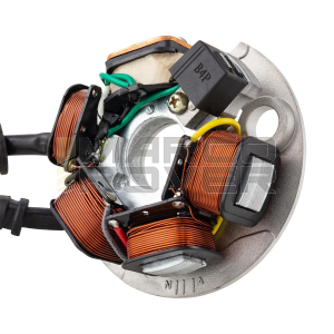 Statore Originale PIAGGIO , 5 Bobine , 8 Cavi per Piaggio Vespa PK 50 , 125 , APE 50 con Avviamento Elettrico