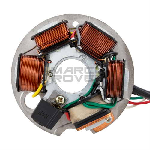 Statore Originale PIAGGIO , 5 Bobine , 8 Cavi per Piaggio Vespa PK 50 , 125 , APE 50 con Avviamento Elettrico