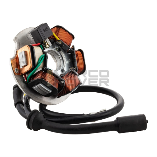 Statore Originale PIAGGIO , 5 Bobine , 8 Cavi per Piaggio Vespa PK 50 , 125 , APE 50 con Avviamento Elettrico