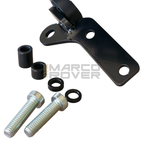 SOLO STAFFA Porta telefono in ACCIAIO NERO - TOP qualità Marco Rover   per Vespa 50, PK, PX, 125 primavera Et3 N L R