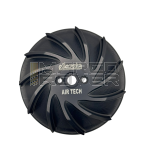 Ventola ELLEZETA anodizzata nera  per accensione PVL per Vespa 50 Special L N R 90 125 primavera et3  PK S