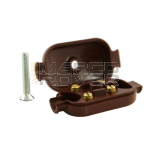 Scatola Fili , Marrone , per Piaggio Vespa 125 VNA , VNB 1 , 2 , 3 , 4 , 5 T