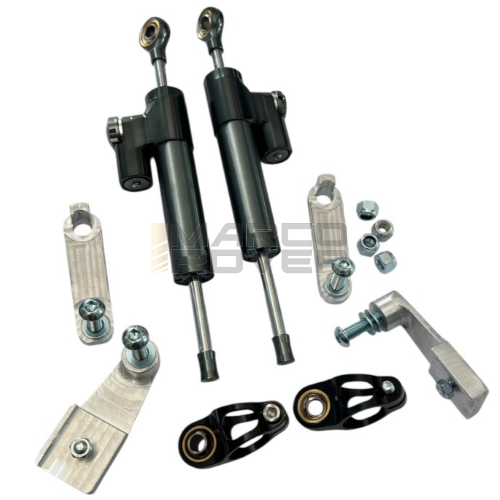 Kit coppia ammortizzatori supplementari 268 GP RACING PARTS per Ciao - Nero 