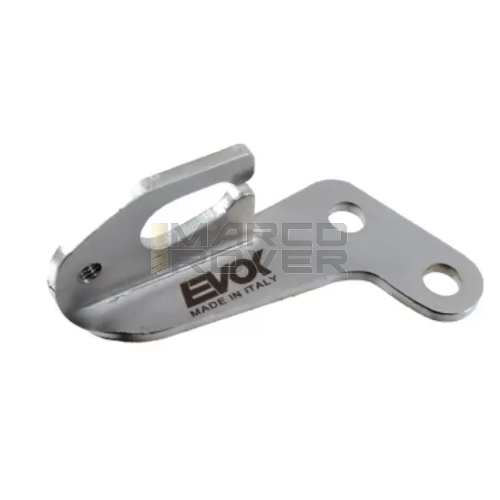 Piastra sostegno passacav EVOK in inoxi con supporto registro M5 per carter a cremaliera  HP , FRT e CRIMAZ, ecc 