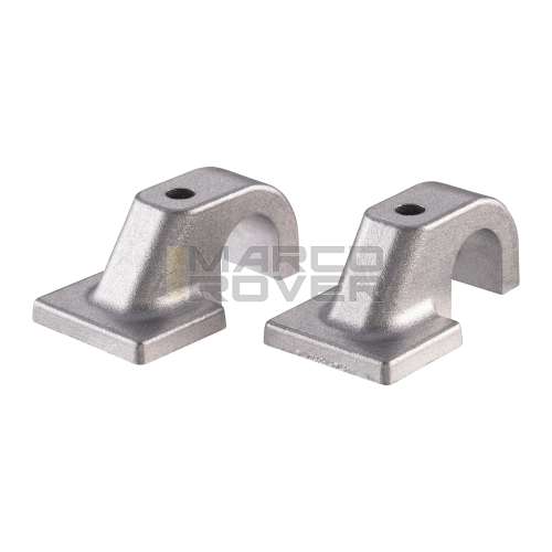 Piastrine Mauro Pascoli Fissaggio Cavalletto Centrale , Diametro 16 mm per Piaggio Vespa VNA , VBA , VBB , T4 