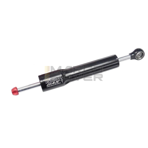 Ammortizzatore di sterzo nero  BITUBO Regolabile con 18 clicks, corsa 70 mm , lunghezza  242 mm per Vespa 50 Special L N R 90 125 primavera et3  PK S