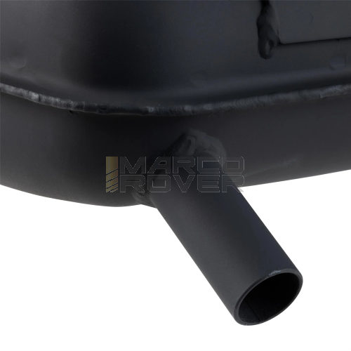 Marmitta SIP ROAD 3.0 , Nera , In Acciaio , per Piaggio Vespa PX 200, Rally 200 , Vespa Cosa 200