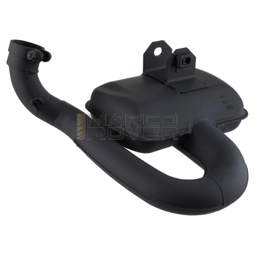 Marmitta SIP ROAD 3.0 , Nera , In Acciaio , per Piaggio Vespa PX 200, Rally 200 , Vespa Cosa 200