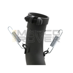 Marmitta SIP ROAD 3.0 , Nera , In Acciaio , per Piaggio Vespa PX 200, Rally 200 , Vespa Cosa 200