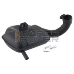 Marmitta SIP ROAD 3.0 , Nera , In Acciaio , per Piaggio Vespa PX 200, Rally 200 , Vespa Cosa 200