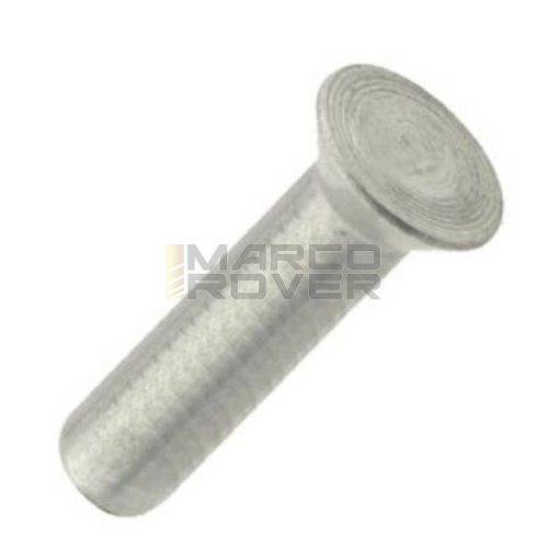 Ribattino a testa piatta per targhette anteriori adatti sia per smallframe che largeframe  1,5 x 7 mm