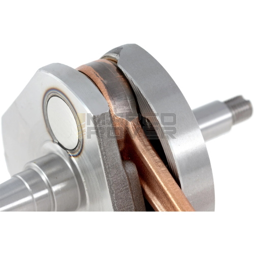 Albero Motore Mazzucchelli , Anticipato , Corsa 57 mm , Cono 17 mm , AMT 132 Race , per Piaggio Vespa Super 125 , 150 , Sprint
