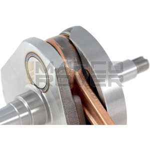 Albero Motore Mazzucchelli , Anticipato , Corsa 57 mm , Cono 17 mm , AMT 132 Race , per Piaggio Vespa Super 125 , 150 , Sprint