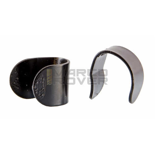 SIP clamp for rubber edging - pair, black