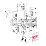 Kit guarnizioni carburatore DELL'ORTO per carburatore SHA 10/12/13