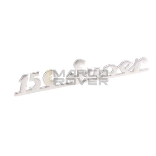 Writing plate 150 Super for rear Vespa 150 Super