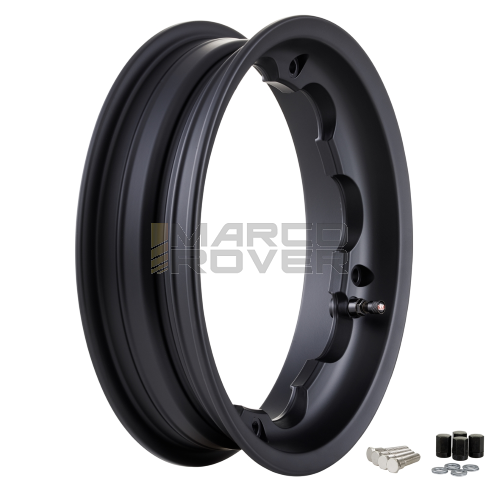 SIP 2.50-10 Lambretta tubeless alloy wheel - matte black