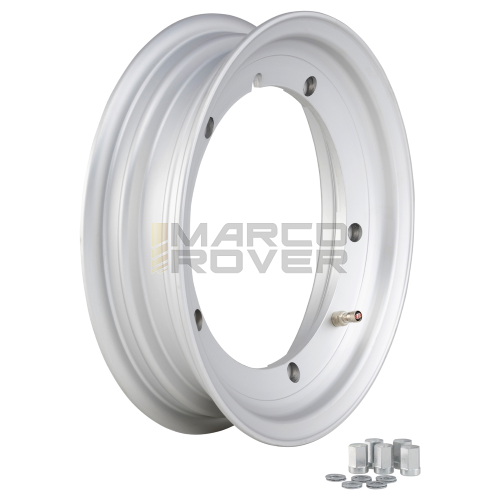 Tubeless alloy wheel SIP 2.50-11 Vespa GT, TS, GL, Sprint, Rally, PX, PE, T5, Cosa, for 110 tires - gray
