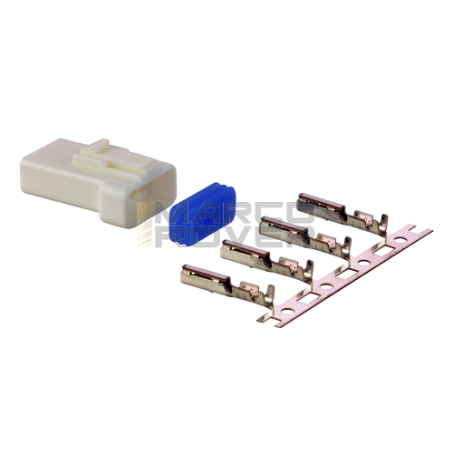 Female connector for 4-pin SIP odometer wiring harness