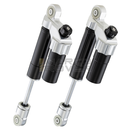 kit Coppia ammortizzatori anteriori -SIP PERFORMANCE RACE- Lambretta LI, LIS, SX, TV, DL, GP - nero e argento