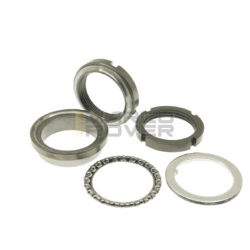 Upper steering bearing caps "HIGH QUALITY" MADE IN ITALY - complet odi ring nut (N.5 PZ.) for Vespa 50 Special L N R 125 primavera et3 PK , GT, GTR, Super, GL, Sprint, PX125-150
