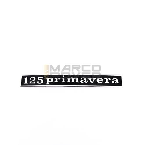 Targhetta scritta 125 primavera per posteriore Vespa 125 ET3 Primavera