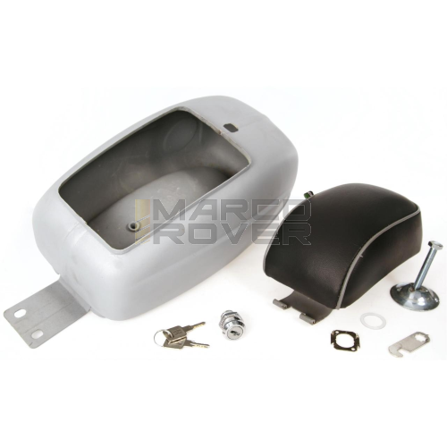 Vespa top case 50SS , 90SS 2 series complete with lock and cushion