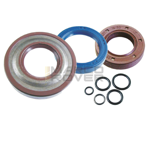 KIT Paraoli albero motore COMPLETA VESPA 50 90 125 primavera ET3 cono 19 - in viton marroni 
