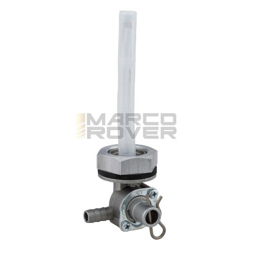 Rubinetto benzina OMG, Fast Flow, tubo a destra per Vespa 50-125-PV-ET3-PK-S