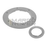 Guarnizione clacson Vespa 125 GT, Super, 150 GL, Sprint, Super, 180 SS, grigia, sp.4mm, Ø 54/80 mm, 6 fori