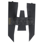 Black rubber carpet Piaggio Vespa Pk 50cc - xl 125cc