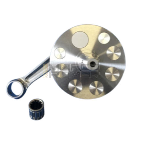 Shaft FABBRI RACING solid shoulders for Vespa PX connecting rod 110 stroke 57