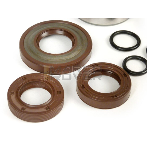 Crankshaft bearing and oil seal kit -BGM ORIGINAL- Vespa V50, PV125, ET3, PK50, PK80, PK125 - 1x 6303 + 1x 6204 - including o-ring