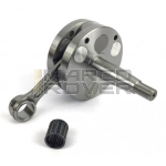 Albero motore PARMAKIT W-FORCE volani tondi Ø 87mm, cono 20, biella 105, corsa 56, Vespa 125 ET3 Primavera, PK