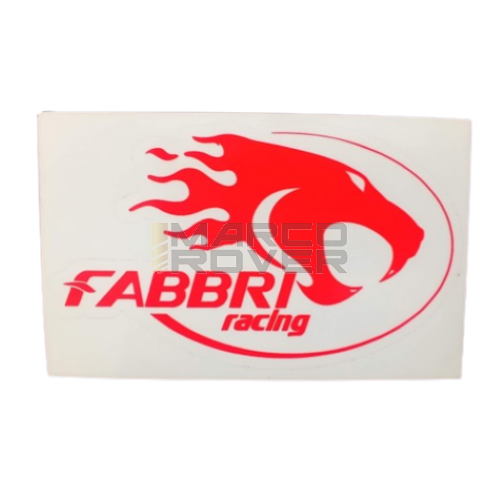 FABBRI RACING small sticker 13x8 cm