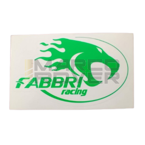 FABBRI RACING small sticker 13x8 cm