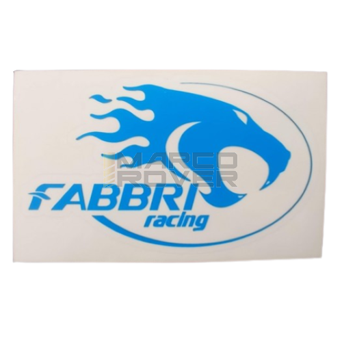 FABBRI RACING small sticker 13x8 cm