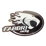 Adesivo piccolo FABBRI RACING 13x8 cm 